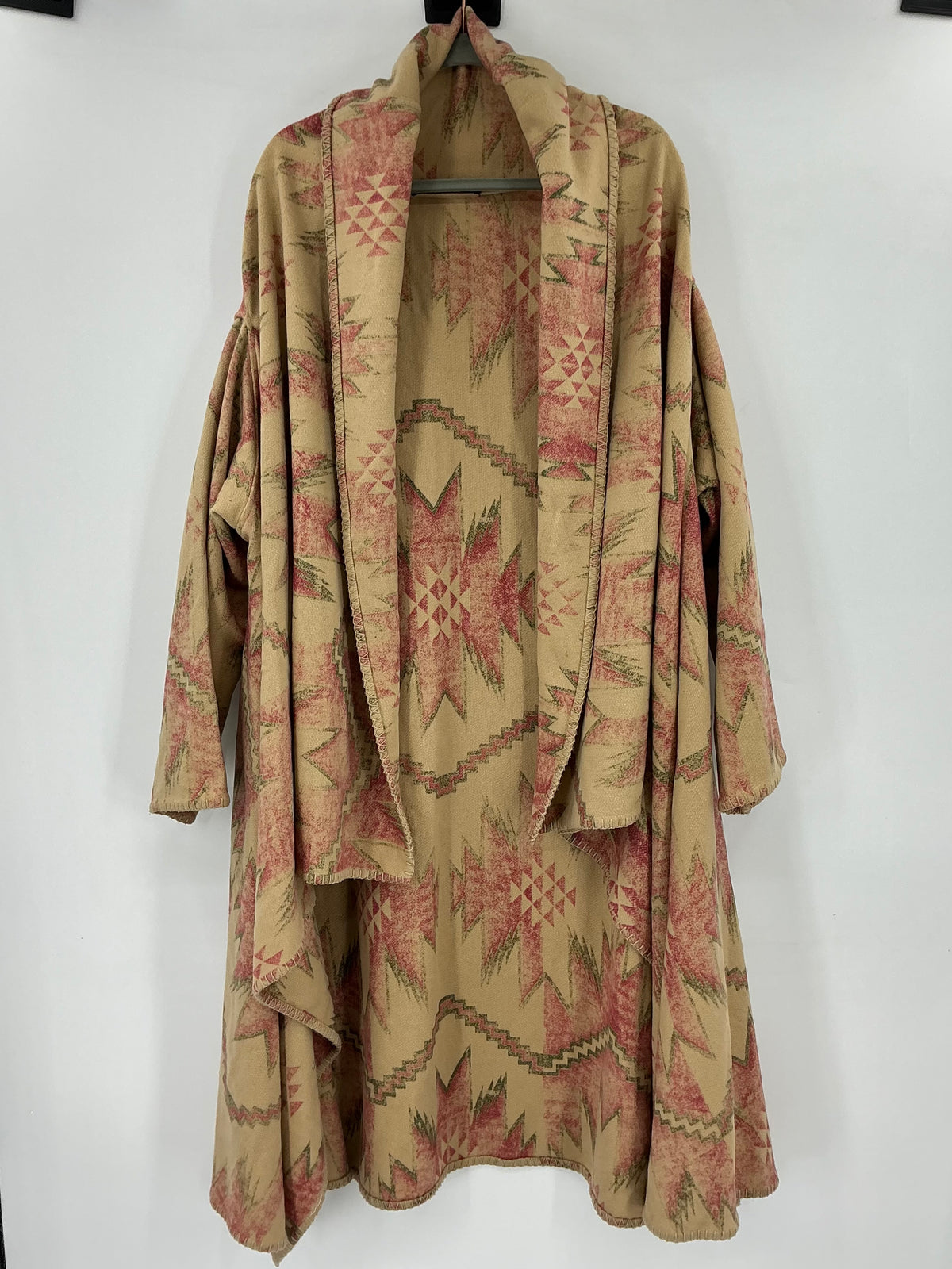 Vintage Ralph Lauren Wool Waterfall Long Cardigan Sweater