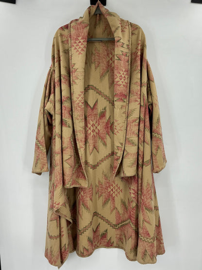 Vintage Ralph Lauren Wool Waterfall Long Cardigan Sweater