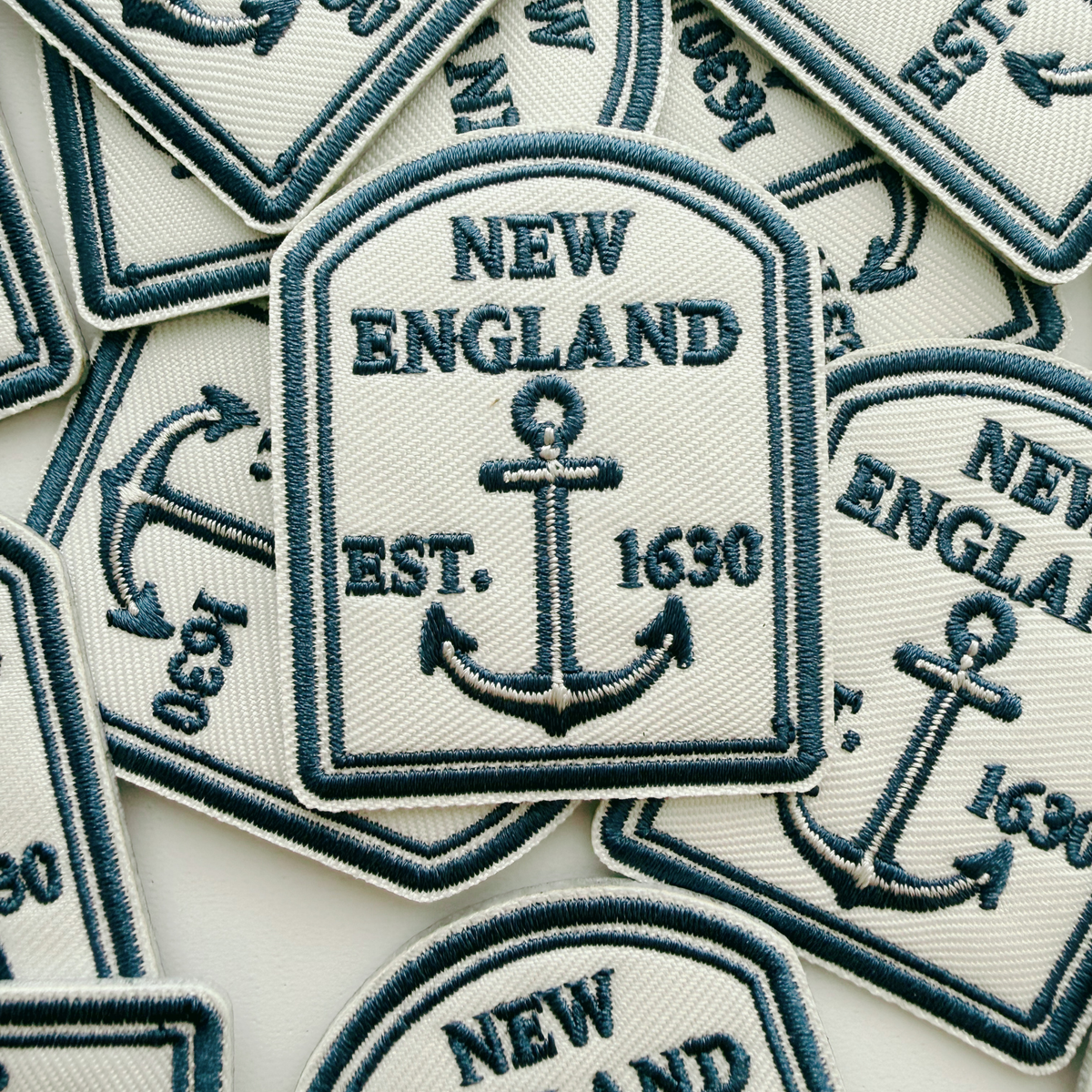 PREORDER. - 2" New England EST 1630 -  Embroidered Patch