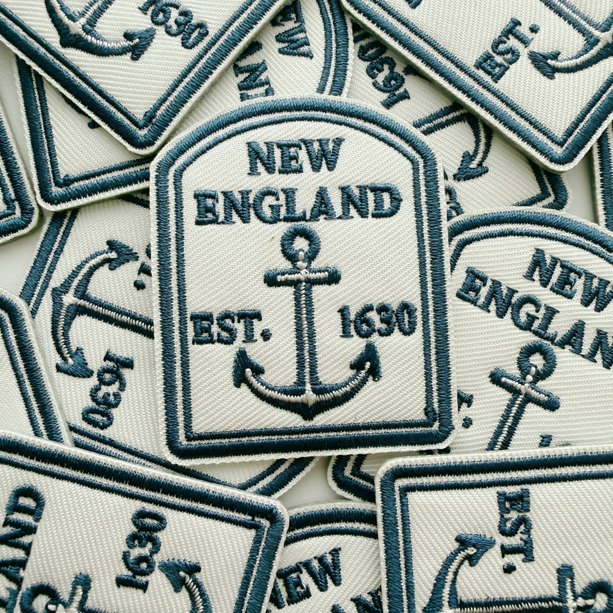 PREORDER. - 2" New England EST 1630 -  Embroidered Patch