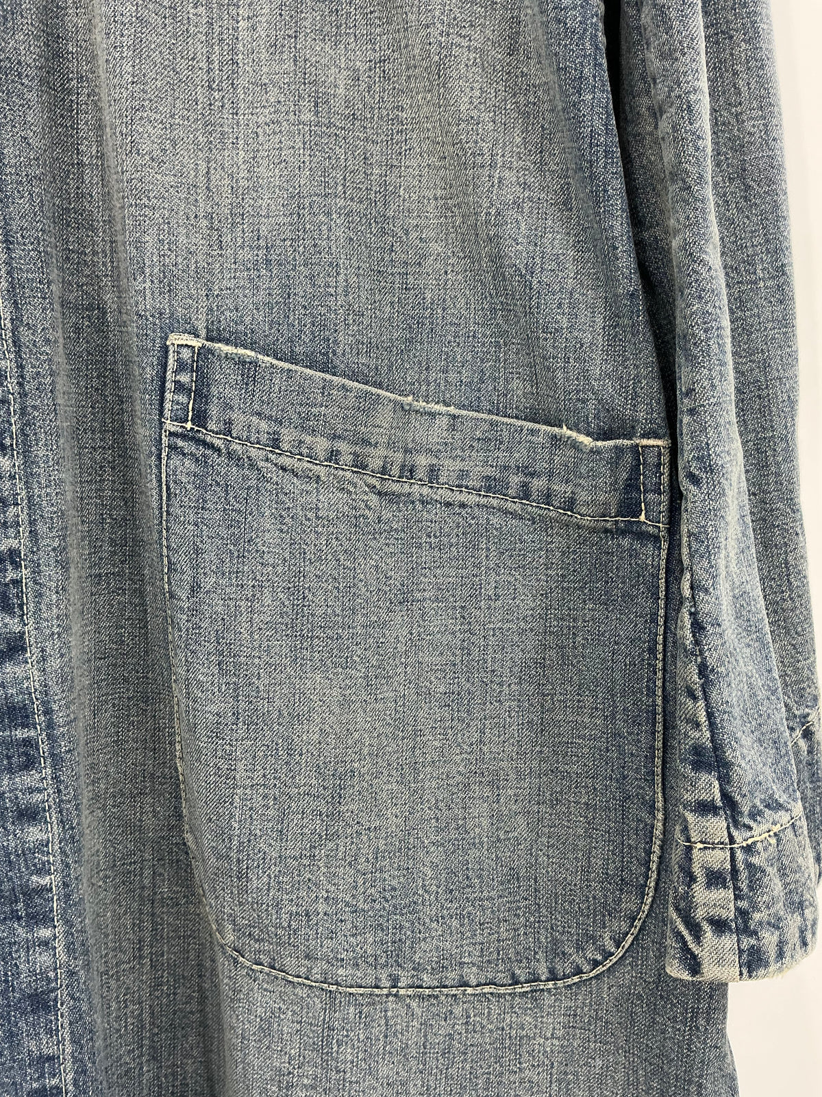 Vintage Ralph Lauren Denim Coverall Long Coat Medium