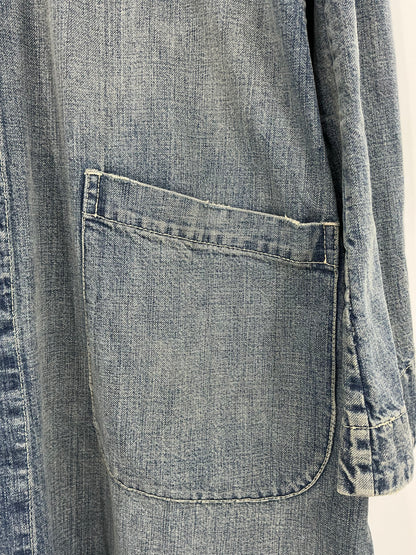 Vintage Ralph Lauren Denim Coverall Long Coat Medium