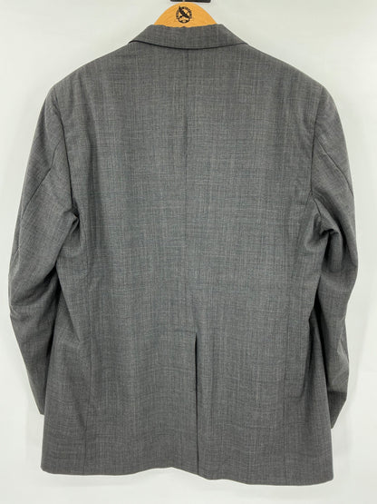 J. Press Presstiege 3-Button Grey Sport Coat 44R