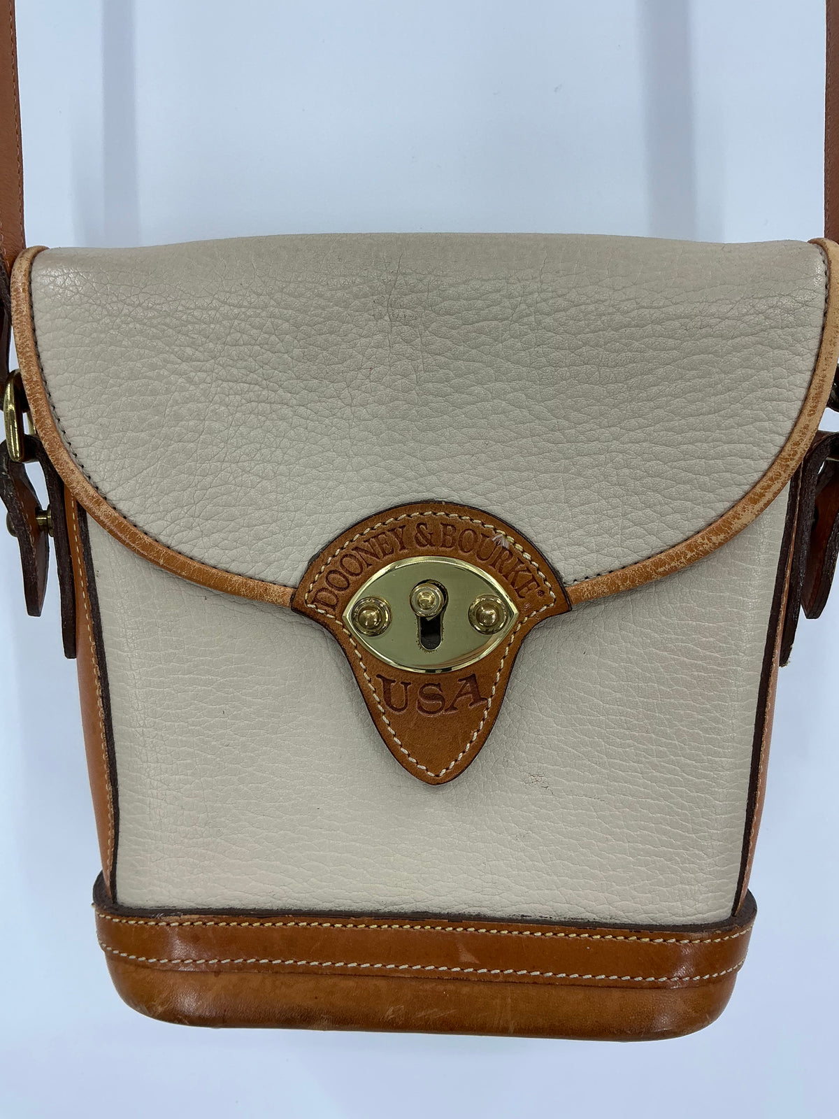 Vintage Dooney & Bourke Cavalry Spectator Crossbody Bag