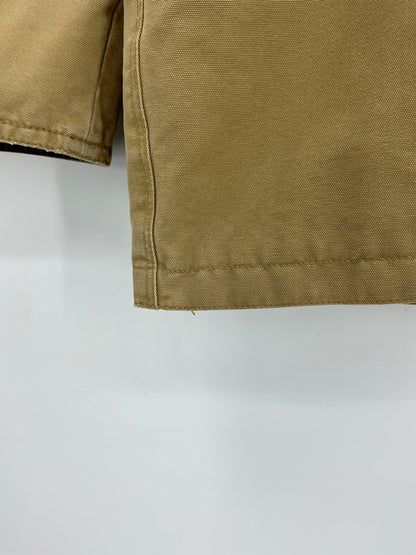 Vintage J.Crew Canvas Plaid-Lined Barn Jacket with Corduroy Collar XL