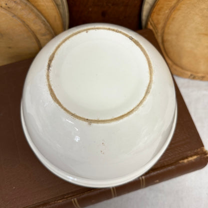 Harrods Ironstone Pudding Bowl w/Blue Logo