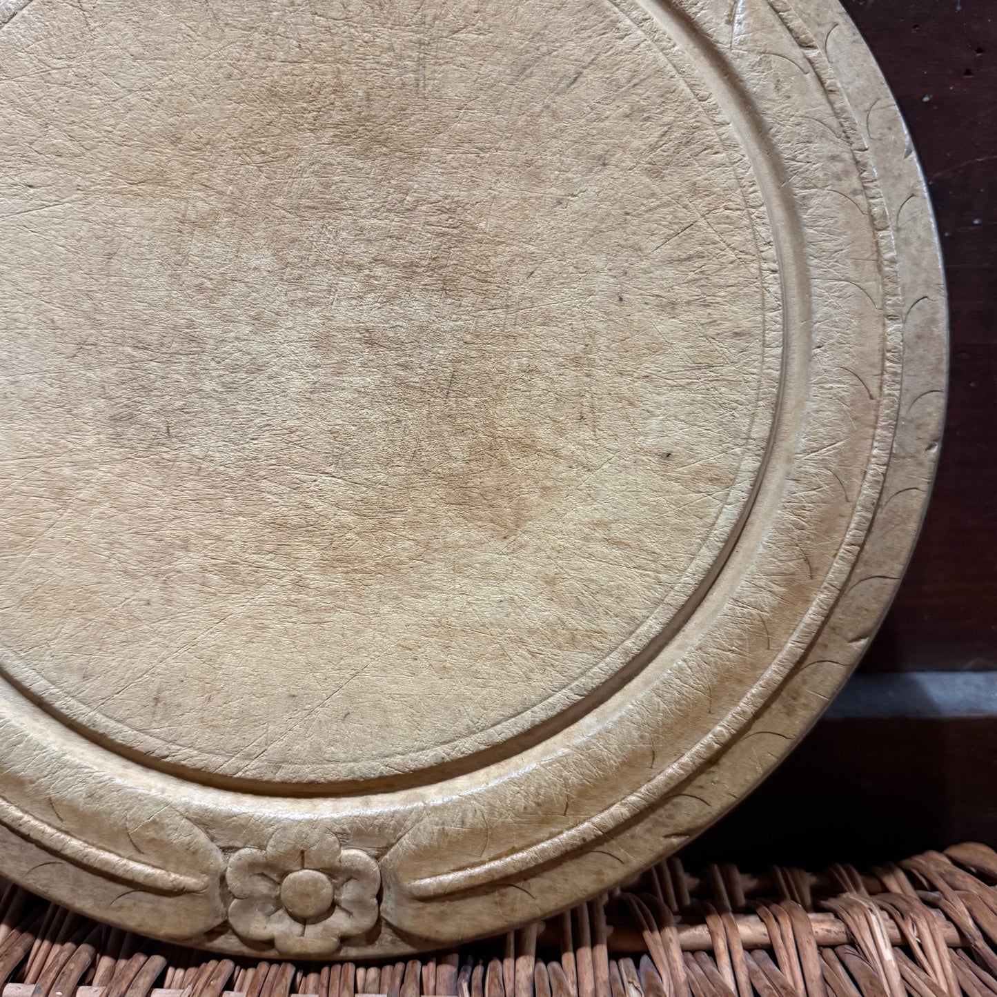 BREAD Wheat Border Carved Breadboard