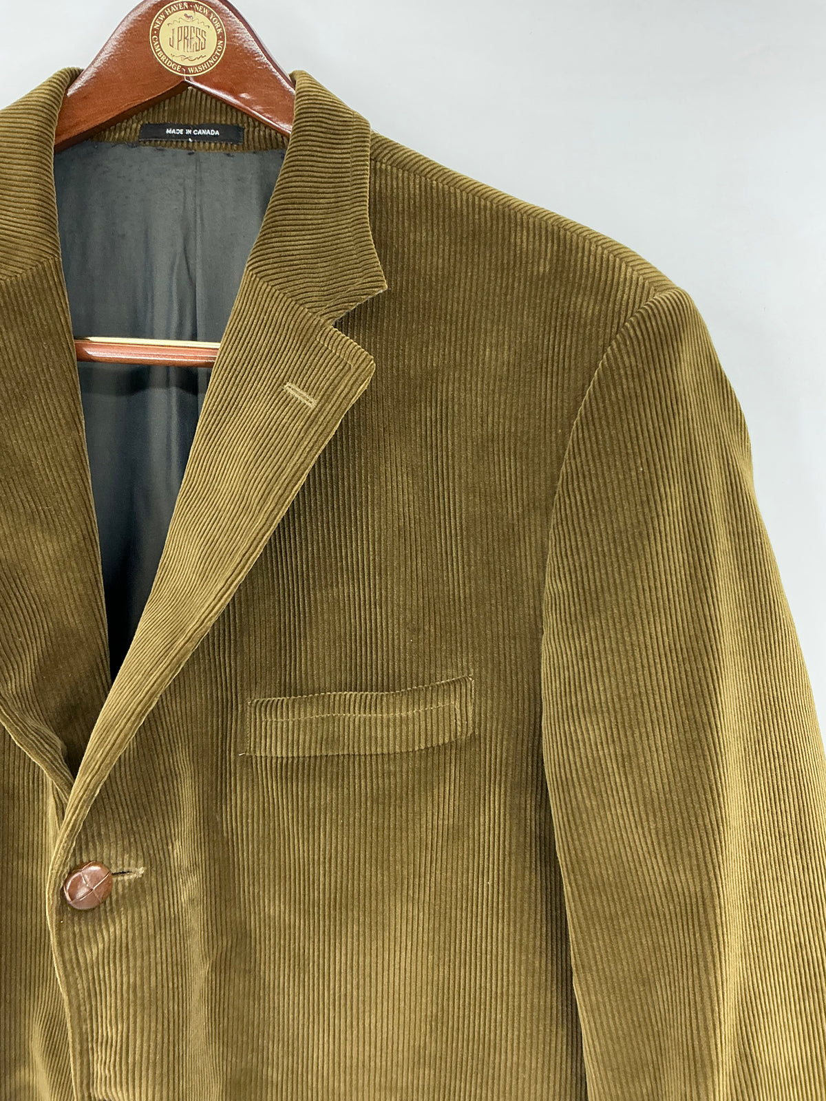 Vintage J. Press Wide-Wale Corduroy Sport Coat 46R