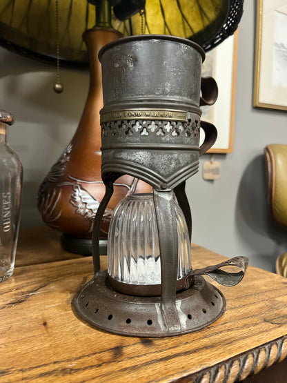 Rare Complete Sam Clarke's Pyramid Food Warmer - Fairy Lamp