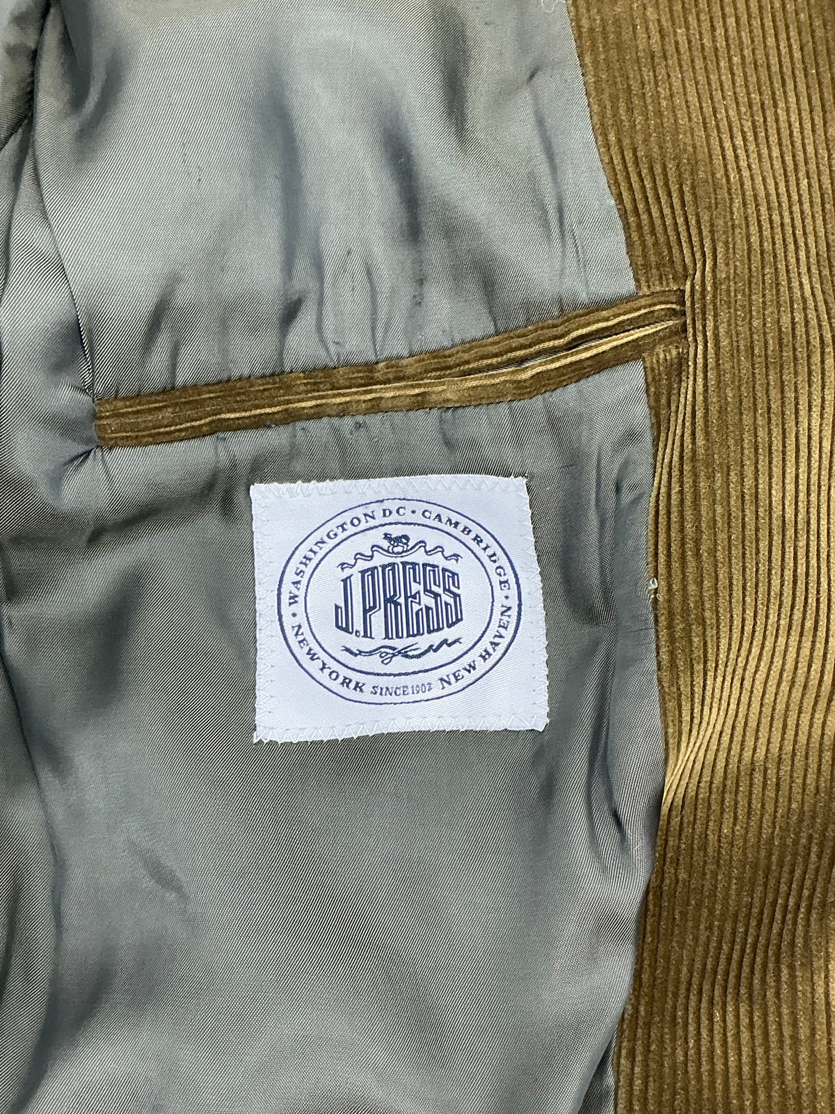 Vintage J. Press Wide-Wale Corduroy Sport Coat 46R