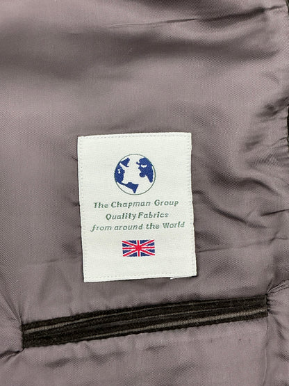 Vintage J. Press Chocolate Brown Brisbane Moss Chapman Group Sack Jacket 44R