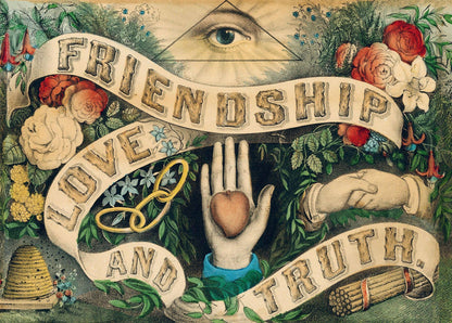 PREORDER - John Derian Friendship, Love, and Truth 1000-Piece Puzzle