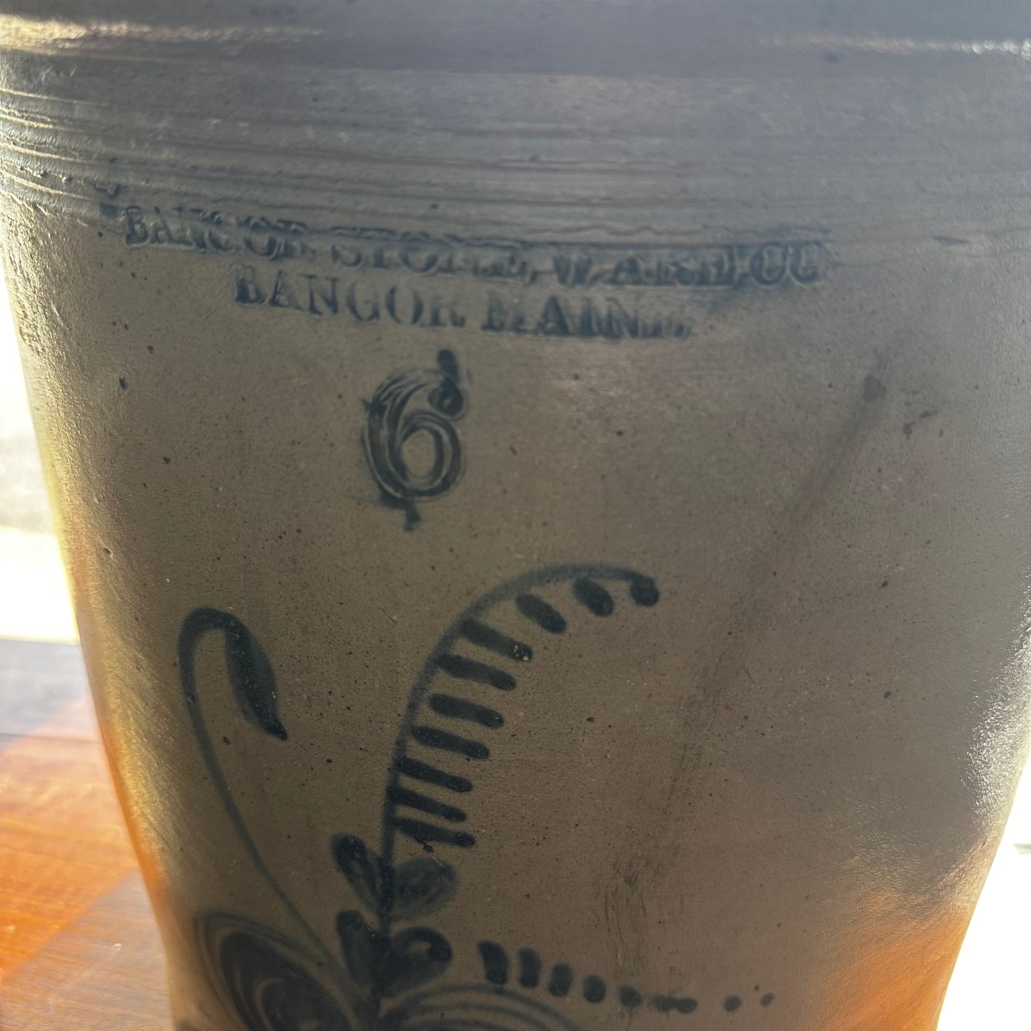 Bangor Stoneware 6 Gallon Crock