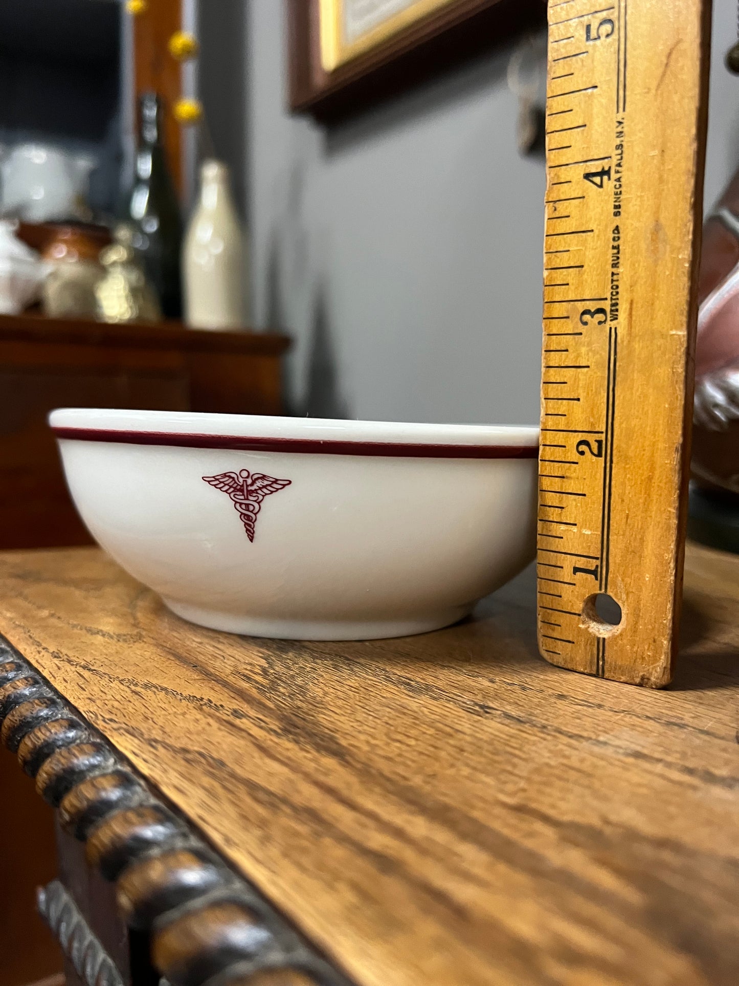 US Army Medical Department Coupe Cereal Bowl