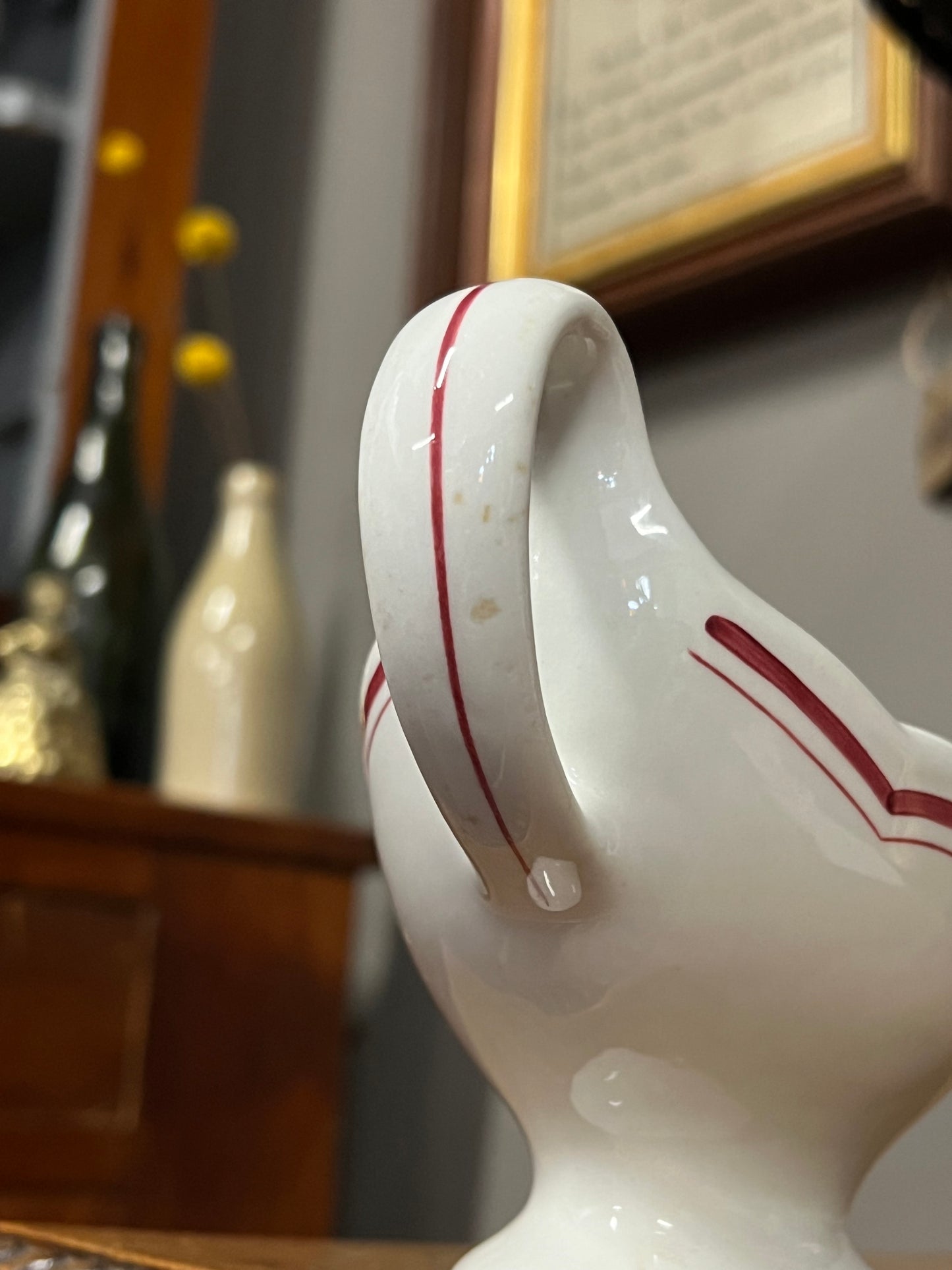 US Army Medical Department Banded Gravy Boat