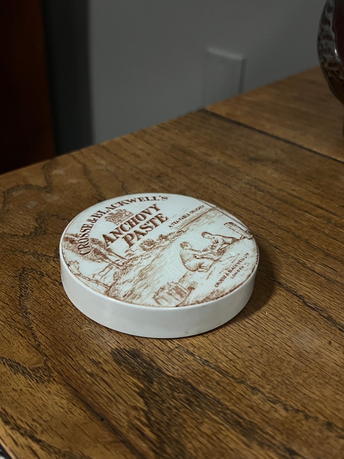 Rare Crosse & Blackwell's Anchovy Paste Pot Lid