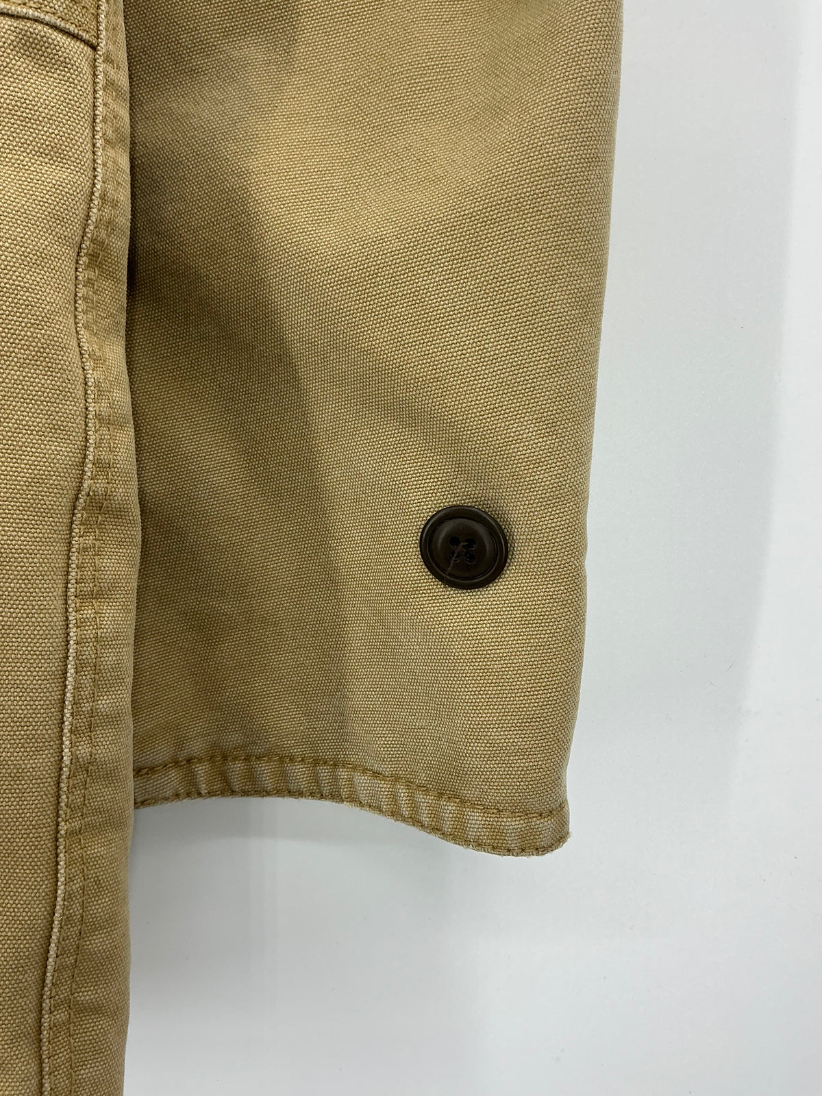 Vintage J.Crew Canvas Plaid-Lined Barn Jacket with Corduroy Collar XL
