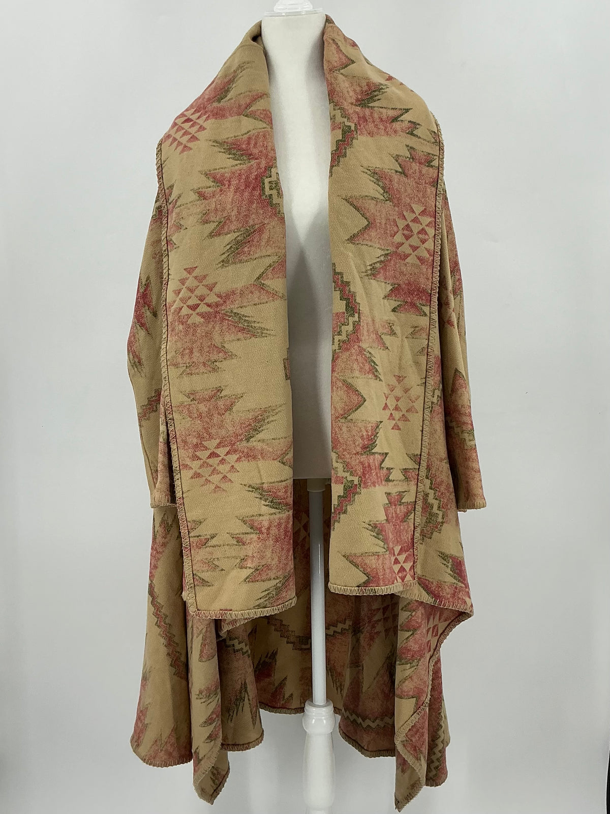 Vintage Ralph Lauren Wool Waterfall Long Cardigan Sweater
