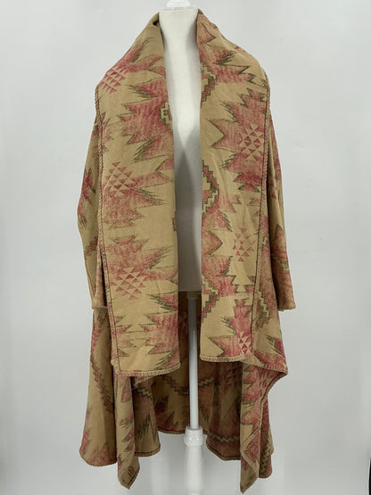 Vintage Ralph Lauren Wool Waterfall Long Cardigan Sweater