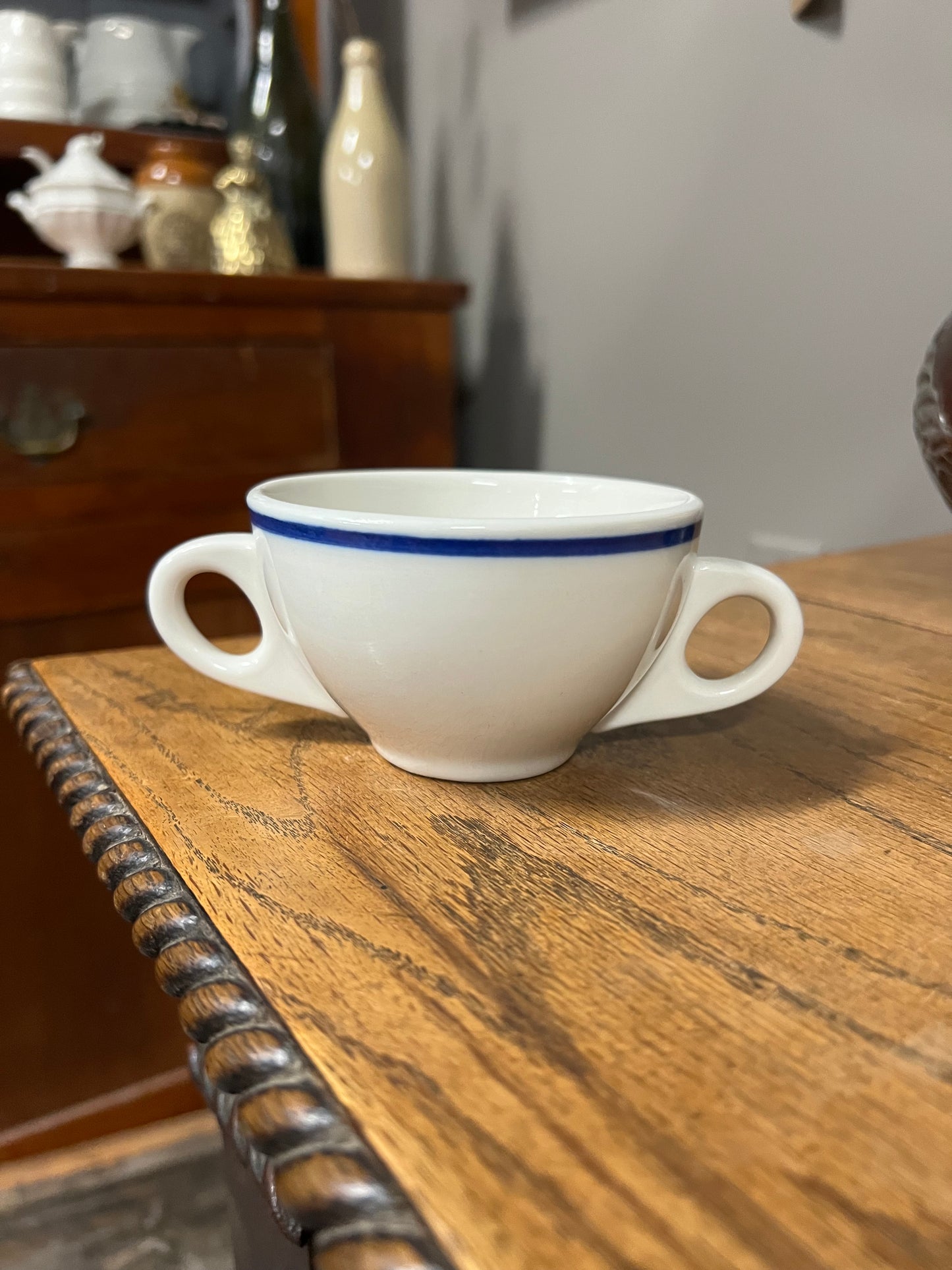 US Navy Wardroom China Bouillon Cup and Saucer