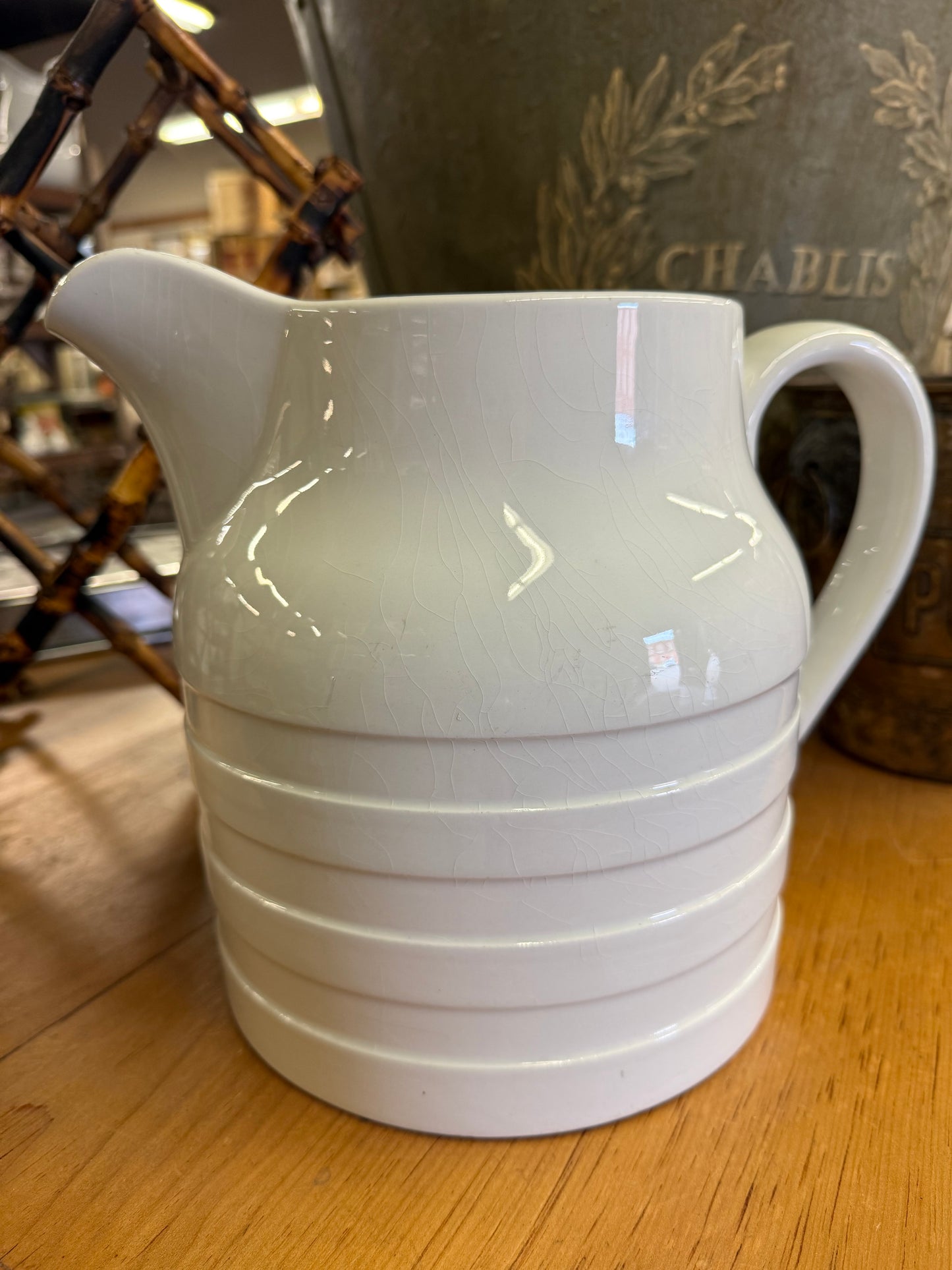 Royal Doulton White Banded Extra Large Dairy Jug