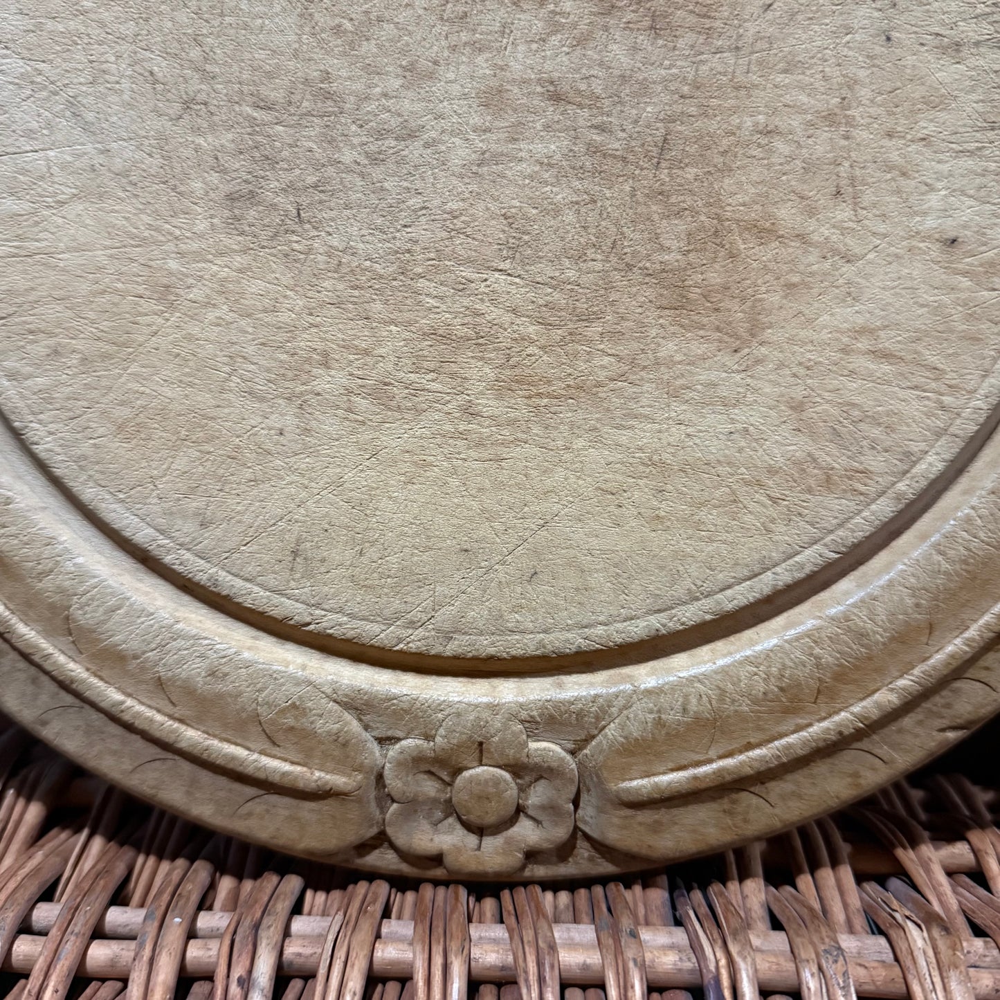 BREAD Wheat Border Carved Breadboard