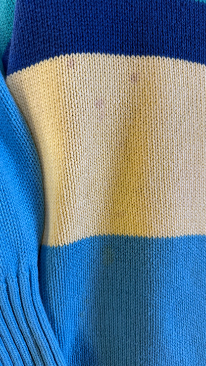 Polo Ralph Lauren Multicolor Stripe V-Neck Swearer Large