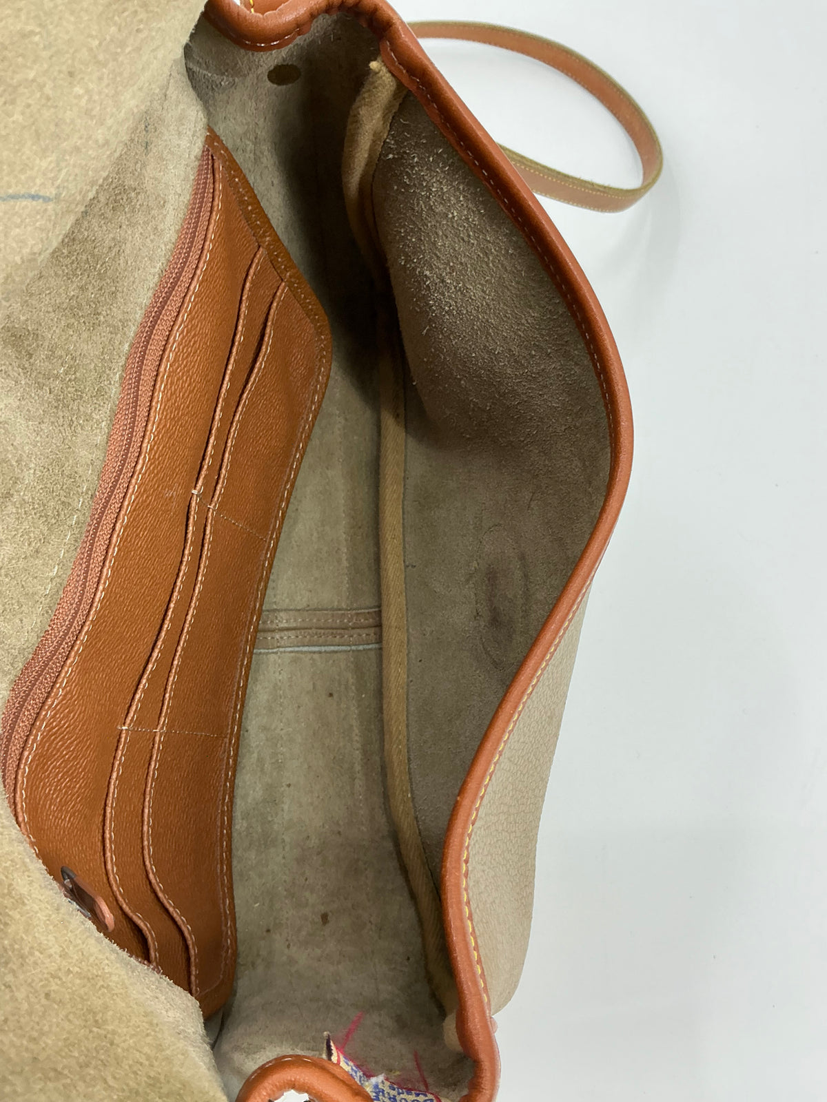 Vintage Dooney & Bourke Dark Leather Crossbody Bag