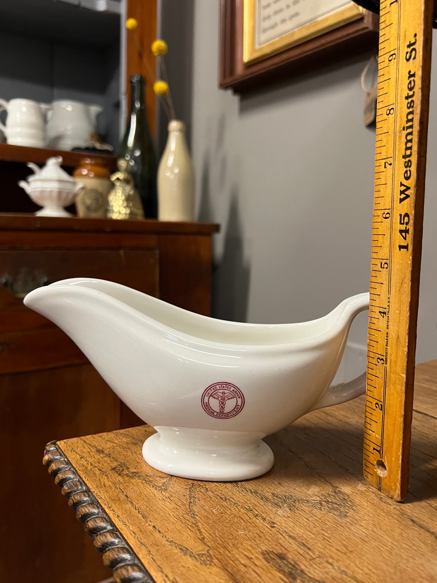 US Army Medical Department Gravy Boat