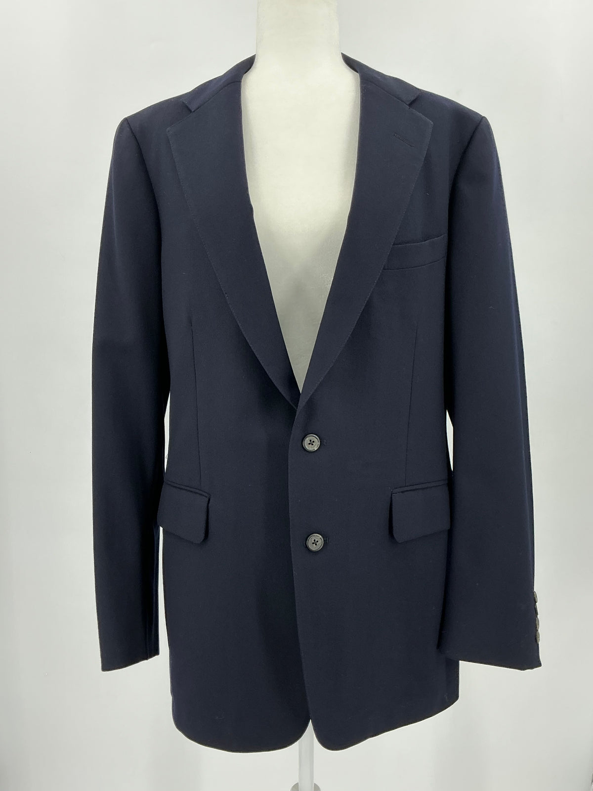 Vintage Polo University Club Ralph Lauren Navy Wool Blazer Sport Coat  Union Label