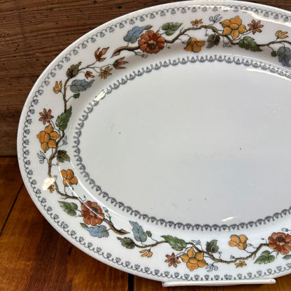 Greenbrier Hotel Platter Floral Pattern