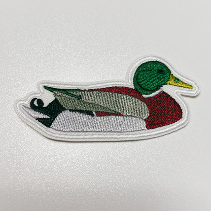 PREORDER - 3" Mallard Duck -  Embroidered Hat Patch