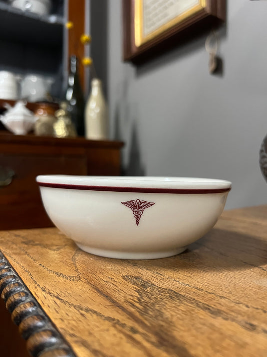 US Army Medical Department Coupe Cereal Bowl