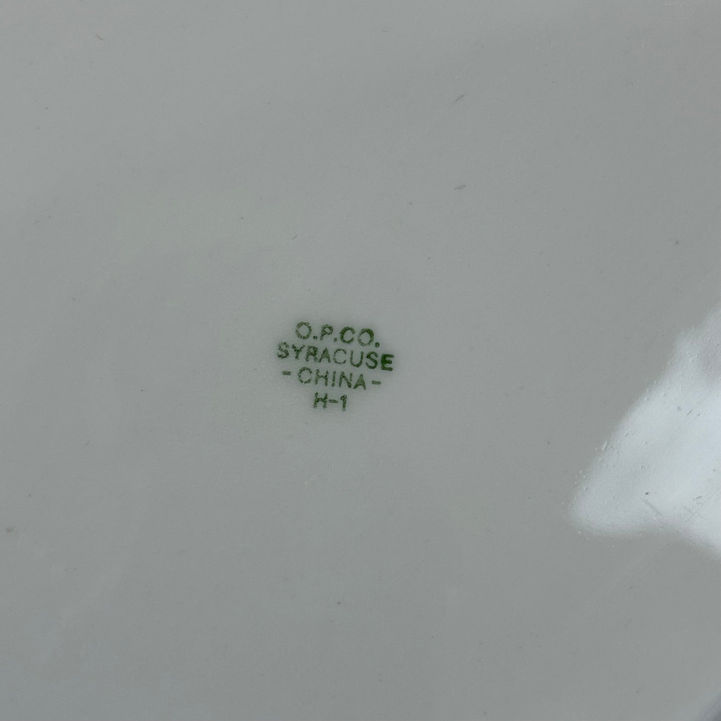 Greenbrier Hotel Platter Floral Pattern