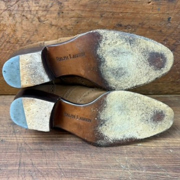 Vintage Ralph Lauren Suede Wingtip Oxford Shoe
