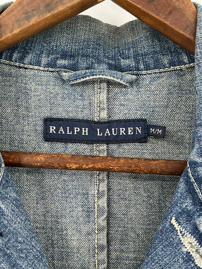 Vintage Ralph Lauren Denim Coverall Long Coat Medium