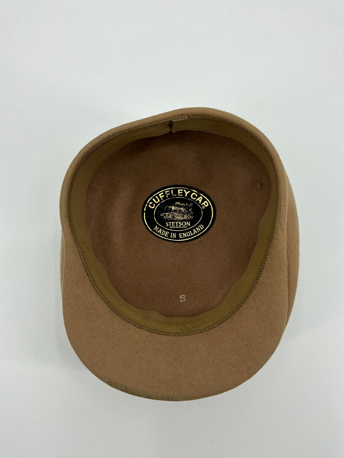 Vintage Stetson Wool Cuffley Cap Tan