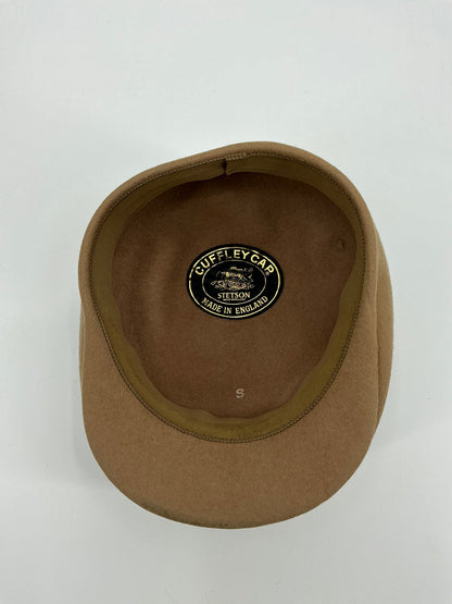 Vintage Stetson Wool Cuffley Cap Tan