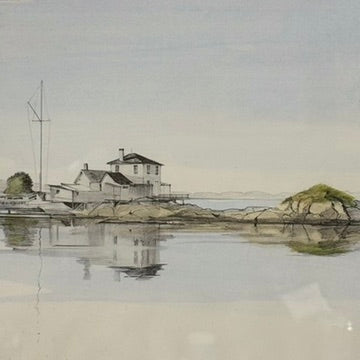 Framed Ida Lewis Yacht Club Richard Grosvenor