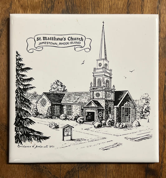 Jamestown Historical Society Tile - St. Matthew's Church