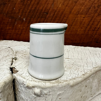 Green Banded Individual Creamer Made in Japan
