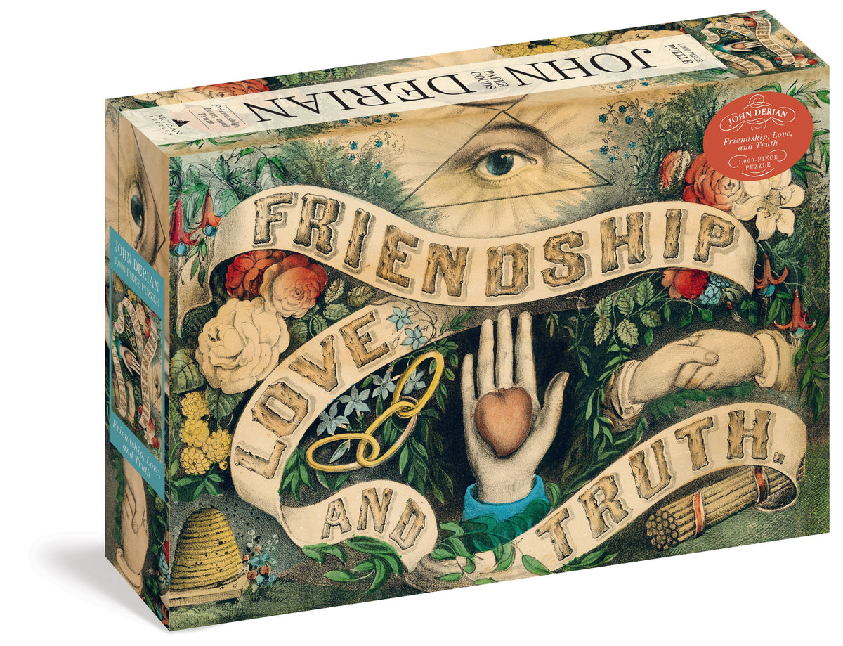 PREORDER - John Derian Friendship, Love, and Truth 1000-Piece Puzzle