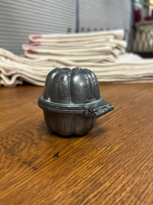 Pewter Ice Cream Mold - Pumpkin
