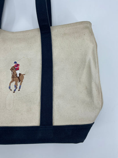Ralph Lauren Embroidered Pony Tote Bag
