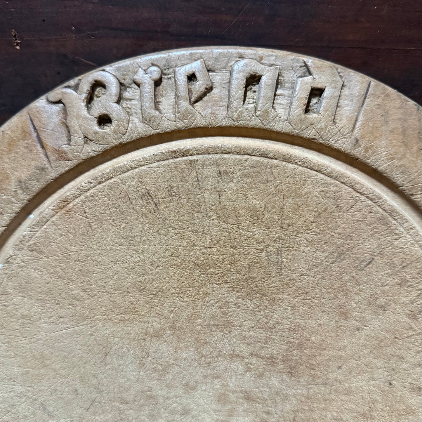 BREAD Wheat Border Carved Breadboard