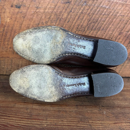 Vintage Ralph Lauren Brown Leather Wing Tip Penny Loafer