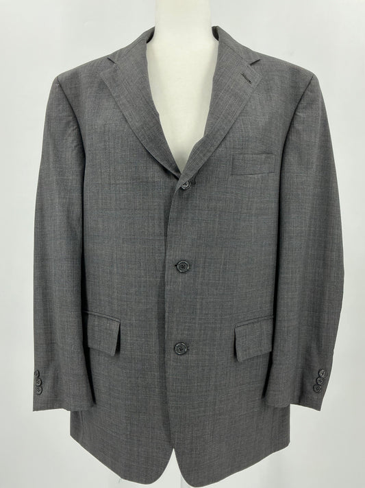 J. Press Presstiege 3-Button Grey Sport Coat 44R
