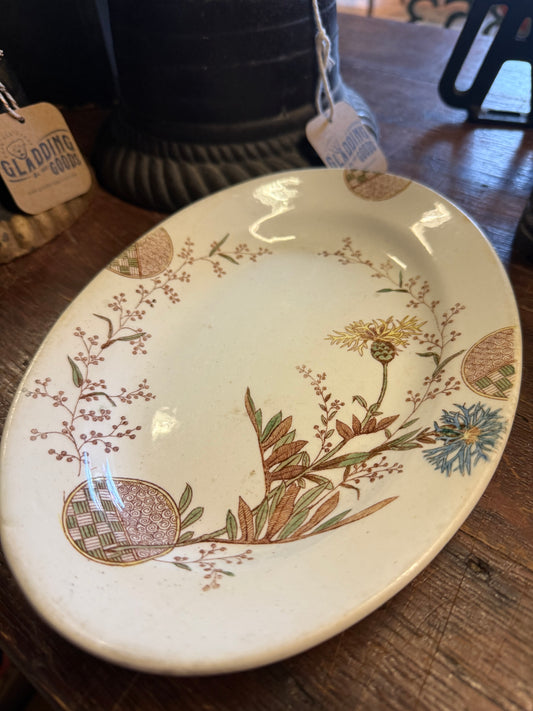 Stratford Pattern Polychrome Transfer Platter