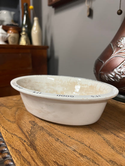 Gaimsters Advertising Bowl - Stained