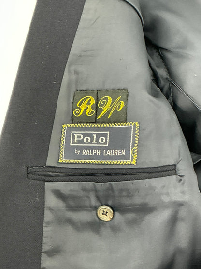 Vintage Polo University Club Ralph Lauren Navy Wool Blazer Sport Coat  Union Label